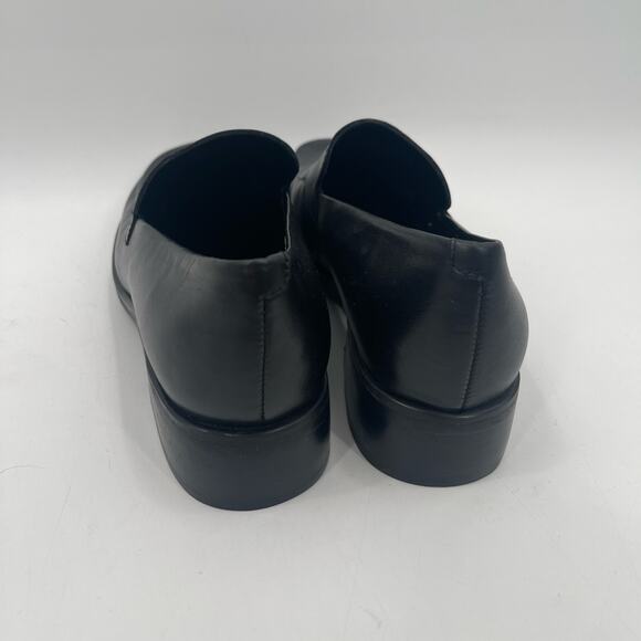 FRANCO SARTO Shoes Size 6 Bocca Loafers Leather Black Slip On Classic Office - Picture 11 of 16